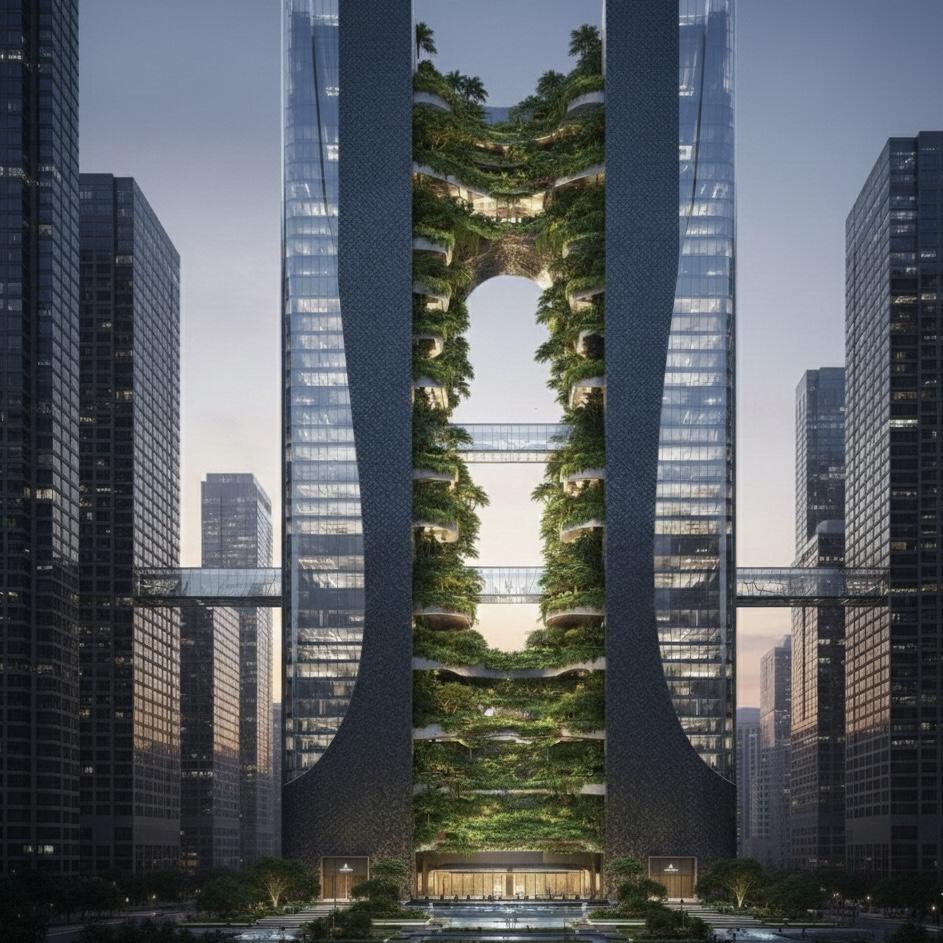 Mixed-Use Tower — render 3